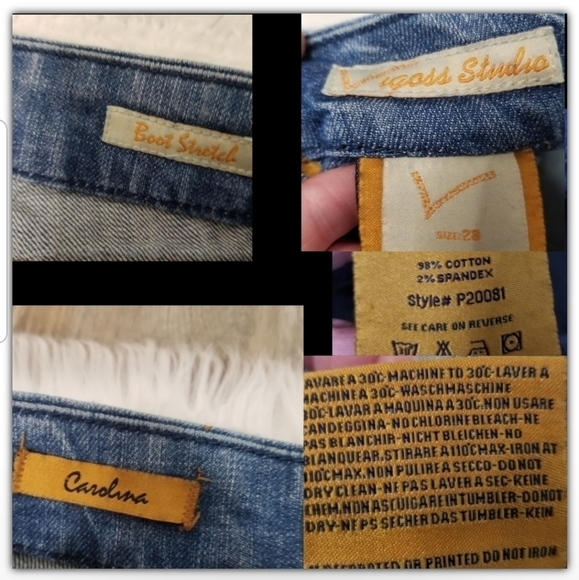 Vigoss studio boot stretch carolina Jean's size 28 - Picture 3 of 4
